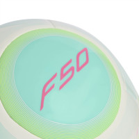 adidas Messi Club Ballon de Foot Blanc Turquoise Rose