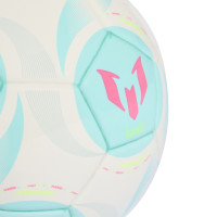 adidas Messi Mini Ballon de Foot Taille 1 Blanc Turquoise Rose