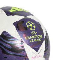 adidas UEFA Champions League Pro Ballon Futsal Taille 4 2025-2026 Mauve Blanc Jaune