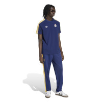adidas Real Madrid Originals Pantalon d'Entraînement Bleu Foncé Blanc Doré