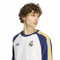 Survêtement adidas Real Madrid Originals Crew, blanc, bleu foncé, orange clair
