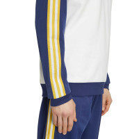 Pull d'équipage adidas Real Madrid Originals blanc, bleu foncé, orange clair