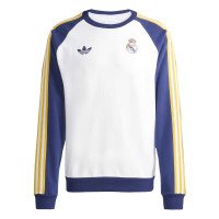 Survêtement adidas Real Madrid Originals Crew, blanc, bleu foncé, orange clair