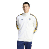 Survêtement adidas Real Madrid Originals blanc, bleu foncé, orange clair