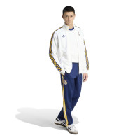 Survêtement adidas Real Madrid Originals blanc, bleu foncé, orange clair
