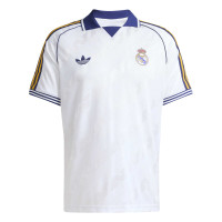 adidas Real Madrid Originals Shirt Wit Donkerblauw Lichtoranje