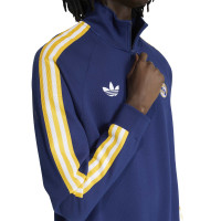 adidas Real Madrid Originals Trainingspak 1/4-Zip Donkerblauw Wit Goud