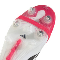 adidas Predator Pro FT Crampons Vissés Chaussures de Foot (SG) Rouge Blanc Noir