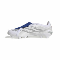 adidas Predator League FT Gazon Naturel Chaussures de Foot (FG) Blanc Argenté Bleu Rouge