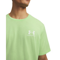 Under Armour Left Chest Logo T-Shirt Lichtgroen Wit