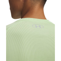 Under Armour Tech Textured Trainingsshirt Lichtgroen Zilver