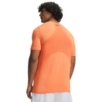 Chemise d'entraînement Under Armour Vanish Seamless, orange et noir