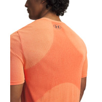 Chemise d'entraînement Under Armour Vanish Seamless, orange et noir
