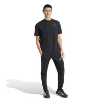 adidas Real Madrid Tiro Travel T-Shirt 2025-2026 Noir