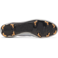 Under Armour Shadow Elite 4 Mach Chaussures de Foot Gazon Naturel (FG) Blanc Bleu Foncé Bleu Azure Orange