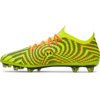 Under Armour Shadow Elite 4 Mach Chaussures de Foot Gazon Naturel (FG) Orange Jaune Noir