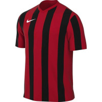 Nike Striped Division V Maillot de Foot Rouge Noir