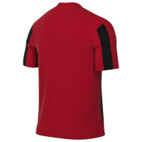 Nike Striped Division V Maillot de Foot Rouge Noir