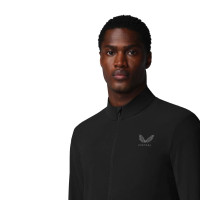Castore Flex Lifestyle Trainingspak Full-Zip Zwart Donkergrijs
