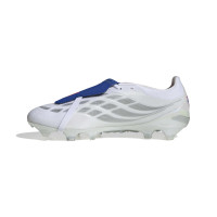 adidas Predator Pro FT Gazon Naturel Chaussures de Foot (FG) Blanc Argenté Bleu Rouge