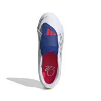 adidas Predator Club FT Gazon Naturel Artificiel Chaussures de Foot (MG) Détails Blanc Argenté Bleu Rouge