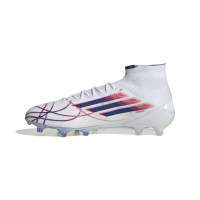 adidas F50 Sparkfusion Elite Gras / Kunstgras Voetbalschoenen (MG) Dames Wit Blauw Rood