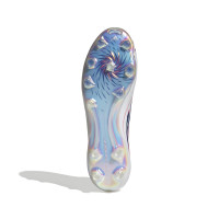 adidas F50 Sparkfusion Elite Gras / Kunstgras Voetbalschoenen (MG) Dames Wit Blauw Rood