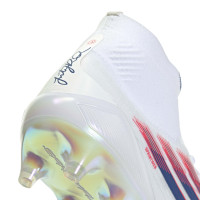 adidas F50 Sparkfusion Elite Gras / Kunstgras Voetbalschoenen (MG) Dames Wit Blauw Rood