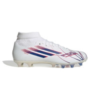 adidas F50 Sparkfusion League Gras / Kunstgras Voetbalschoenen (MG) Dames Wit Blauw Rood