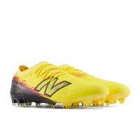 New Balance Furon V8 Elite Gras Voetbalschoenen (FG) Geel Zwart Rood
