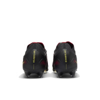 New Balance Tekela V5 Elite Low Gras Voetbalschoenen (FG) Zwart Geel Rood