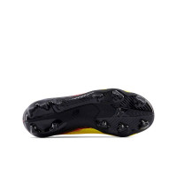 New Balance Furon V8 Team Gras Voetbalschoenen (FG) Kids Geel Zwart Rood