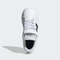 adidas Grand Court Sneaker Kids Wit Wit Zwart
