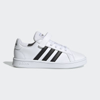adidas Grand Court Sneaker Kids Wit Wit Zwart
