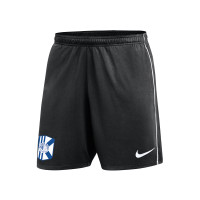 Quick Boys Trainingsshort Staf Senior Zwart