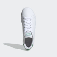 adidas Advantage Baskets Enfants Blanc Vert Blanc