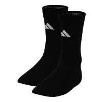 Chaussettes adidas Crew Light noires et blanches