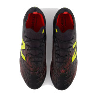 New Balance Tekela V5 Pro Low Gras Voetbalschoenen (FG) Zwart Geel Rood