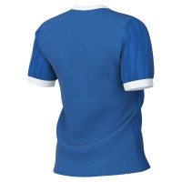 Chemise d'entraînement Nike Dri-FIT Challenge VI pour Femmes, bleu et blanc