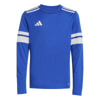 adidas Squadra 25 Voetbalshirt Lange Mouwen Kids Blauw Wit