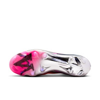 Nike Phantom 6 Low Alèxia Putellas Elite Gazon Naturel Chaussures de Foot (FG) Violet Rouge Vif Argenté
