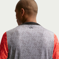 Nike Chelsea Academy Pro Trainingsshirt 2025-2026 Grijs Oranje Donkerblauw