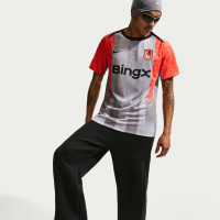 Nike Chelsea Academy Pro Trainingsshirt 2025-2026 Grijs Oranje Donkerblauw