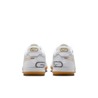 Nike Tiempo Reactgato Chaussures de Foot en Salle (IN) Blanc Doré