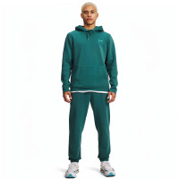 Under Armour Icon Fleece Joggingpak Hooded Full-Zip Donkergroen
