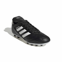adidas Kaiser Liga 2 Gazon Naturel Chaussures de Foot (FG) Noir Blanc