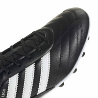 adidas Kaiser Liga 2 Gazon Naturel Chaussures de Foot (FG) Noir Blanc