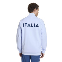 adidas Italië Originals Trainingsjack Lichtblauw Blauw
