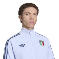 adidas Italië Originals Trainingsjack Lichtblauw Blauw