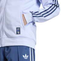 adidas Italië Originals Trainingsjack Lichtblauw Blauw
